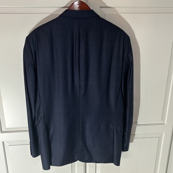 Peter Millar blue patterned sport coat - size 44R - Picture 4 of 8